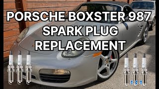 Porsche Boxster Cayman 987 How To Change the Spark Plugs [upl. by Rajewski]