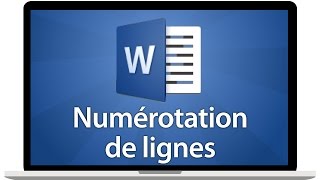 Tutoriel Word 2016  Ajouter une numérotation de lignes [upl. by Gorrono]