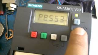 Playing with SIEMENS SINAMICS V20 INVERTER [upl. by Ikiv676]