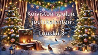 Koiviston koulun joulukalenteri 2024 Luukku 3 [upl. by Kelwin842]