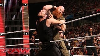 The Shield vs The Wyatt Family Raw May 5 2014 [upl. by Rento]