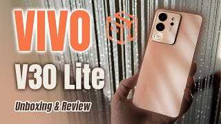 Una pieza de arte Vivo V30 Lite Unboxing amp Review [upl. by Ahsenyl]