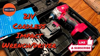 21V Cordless Impact WrenchDriver [upl. by Hsak524]