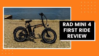 Rad Power Bikes  RadMini 4  First Ride Review [upl. by Zuzana]