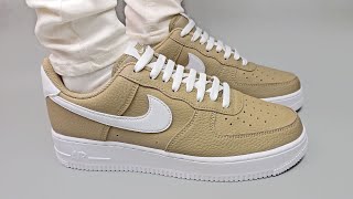 Nike Air Force 1 Low on feet Lacing Tutorial [upl. by Gnourt]