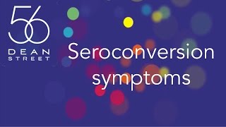 HIV seroconversion symptoms [upl. by Mayman]