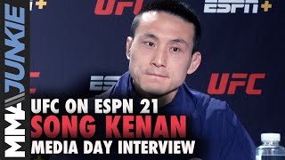 Song Kenan returns from 13month layoff vs Max Griffin  UFC on ESPN 21 interview [upl. by Joye]