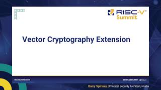 A Guide to the RISC V Cryptography Extension [upl. by Charisse]