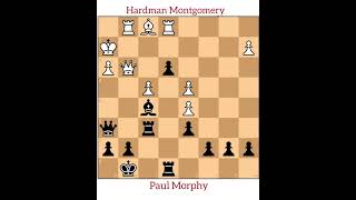 Paul Morphy used EVANS GAMBIT and ends his Opponent little by little No Engine Era [upl. by Innattirb227]