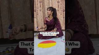 Rangoli ek art hai art rangoli funny diwali youtubefeed [upl. by Cornelie]