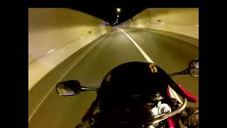 Honda VTR SP1 RC51 in a Tunnel  1000cc V twin sound [upl. by Eradis]