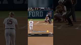 Crazy Softball sequence 🤯 shorts [upl. by Yltneb]