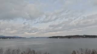 Lake Memphremagog  Timelapse  12052024 [upl. by Yelkao590]