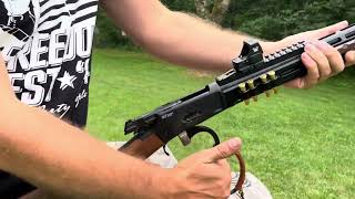 Full review of the GForce Arms LVR357 Huckleberry A sub 800 tactical lever action [upl. by Adaval]