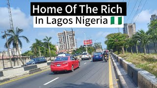 Lagos Island Mini Tour From Osborne Road To Oba Adeyinka Avenue [upl. by Anahoj]