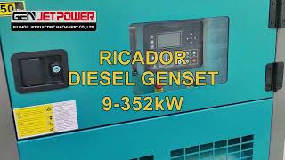 OEM Price 3 Phases Diesel Generator with Silent Canopy Powered by RICARDO Engine [upl. by Alethea]