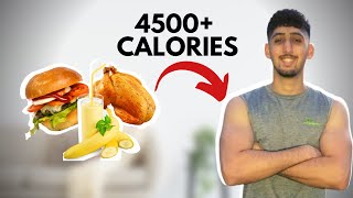 High Calorie Meals For Bulking  4500 CALORIES [upl. by Susej]