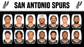 San Antonio SPURS Roster 20232024  Player Lineup Profile Update as of October 16 [upl. by Aciruam]