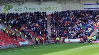 Chesterfield fans celebrate at Doncaster [upl. by Mccafferty]