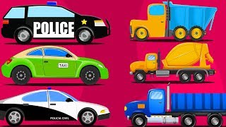 Street Vehicles  Car Cartoon Videos For Kids by Kids Channel [upl. by Noryahs]