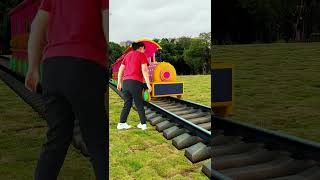 Special effects Animated train that stops when you wave 2 [upl. by Joliet579]