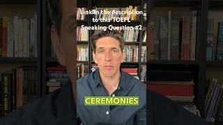 TOEFL Speaking Question 2 Score 2930 Natural Response Example [upl. by Eisej]