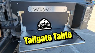 Front Runner Outfitters Drop Down Tailgate Table Install  2019 Jeep Wrangler Rubicon JL [upl. by Anemolihp]