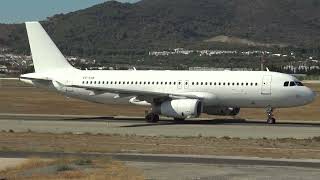 Smartlynx Airbus 320 ESSAW Taxing Malaga LEMG [upl. by Sibilla380]