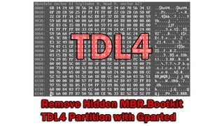 Remove Hidden MBRBootkit TDL4 Partition with Gparted [upl. by Oatis]