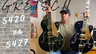 New Gretsch Electromatic 5420tg vs New 5427tg  FT5E FilterTron Humbuckers [upl. by Warchaw290]