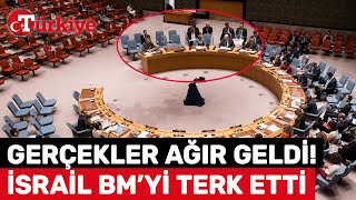 Filistin Eleştirilerine Cevap Veremedi İsrail Temsilcisi BM Toplantısını Terk EttiTürkiye Gazetesi [upl. by Nemajneb]