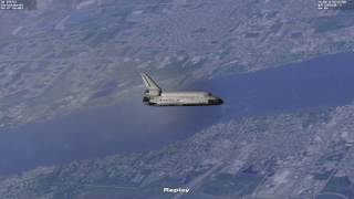 Space Shuttle Atlantis weird landing  Orbiter 2016 [upl. by Cavanaugh]