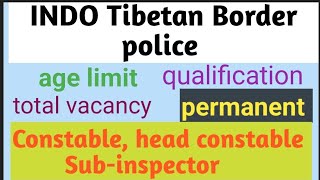 Constable head constable Subinspector vacancy permanent vacancy qualification total post [upl. by Delmar643]