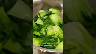 Easiest way to plate Chinese bok choy [upl. by Notsrik727]