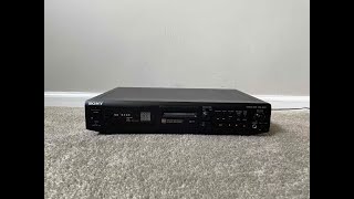 Sony MDSJE500 Minidisc Deck Player Recorder [upl. by Chandra]