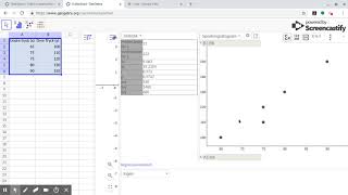 Regressionsanalys med geogebra Matte 2b [upl. by Fasta]