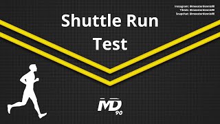 Shuttle run test 2024  MET MUZIEK Tot en met trap 20 [upl. by Isleen]