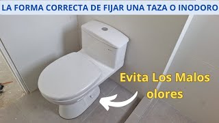 😮EVITA LOS MALOS OLORES Y FILTRACIONES 😤con la mejor forma de fijar tu taza o INODORO  GARANTIZADO [upl. by Assel]