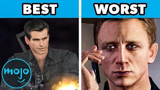 Top 10 Best and Worst James Bond Video Games [upl. by Anirda824]