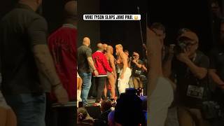 Mike Tyson slapped Jake Paul at their weigh in 🍿 [upl. by Romeyn947]