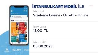 İstanbulkart Vizeleme Online Nasıl Yapılır  İstanbulkart Vizeleme [upl. by Nhguavoj]