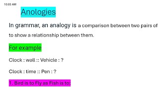 ANALOGIES  ENGLISH  JKSSB  JKP CONSTABLE  SSC GD  MTS  NTPC [upl. by Hodges]