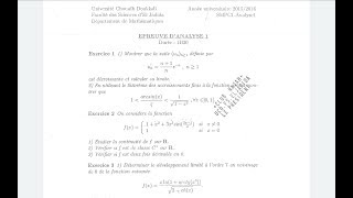 Examen1 danalyse s1 [upl. by Sedrul]