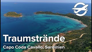 Capo Coda Cavallo ☀️ Die schönsten Strände auf Sardinien ☀️ [upl. by Ylurt]