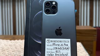 iPhone 12 Pro 128 GB  Physical Dual Sim  BH  82  Borendro Tech [upl. by Inalem]