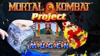 Scorpion amp SubZero Play  Mortal Kombat Project MUGEN  MKX GAMEPLAY PARODY [upl. by Noble]