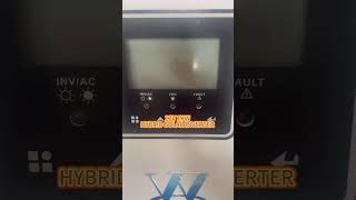 1kw hybrid Inverter solar inverters with MPPT solar controller solar solarinverter solarenergy [upl. by Dennard]