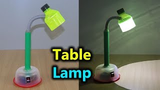 How to Make Table Lamp at Home । Easy And Simple । 2019 [upl. by Hultgren302]