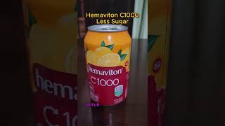 Hemaviton C1000 Less Sugar 330 ml minumansehat shopeeindonesia [upl. by Ramsay]