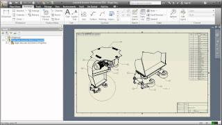 Autodesk Vault Revision Table placement demo [upl. by Ordway347]